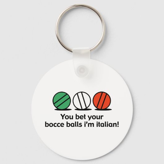 Bocce Sleutelhanger (Voorkant)