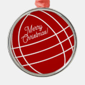 Bocci bal Kerstboom ornament cadeau (Voorkant)