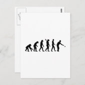 Boccia boule-evolutie briefkaart (Voorkant / Achterkant)