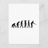 Boccia boule-evolutie briefkaart (Voorkant)