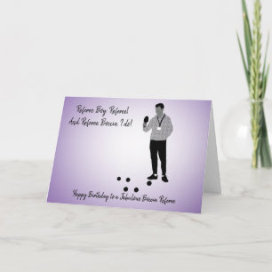 Boccia Boy Reference met Paddle Birthday Card Kaart