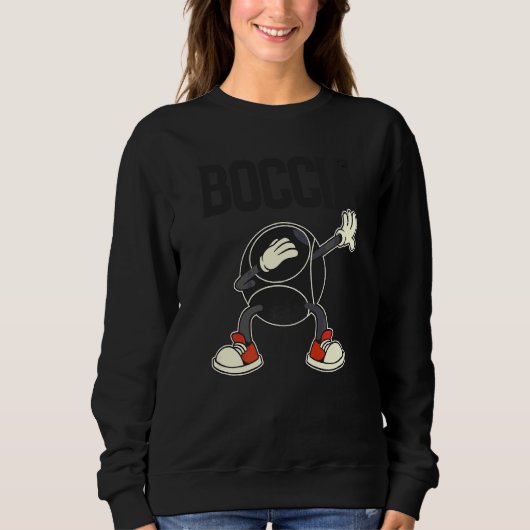 Boccia Player Cloding with Dabbing Boccia Balls Trui (Voorkant)