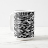 Bocettes en niveaux de gris 15oz Mug (Devant gauche)