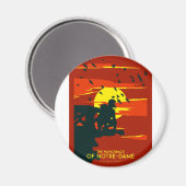 bochel van de Notre Dame Magneet (Voorkant / Achterkant)