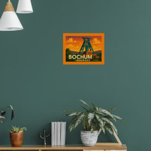 Bochum Duitsland Stad Kunst Poster