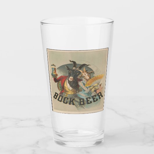 Bock Beer Glas (Voorkant)