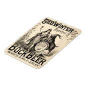 Bock Bierbrouwen Co Lager  Antiek Rustiek Magneet (Linkerzijde)