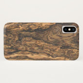Bocote (hout) Finish Case-Mate iPhone Case (Achterkant (horizontaal))