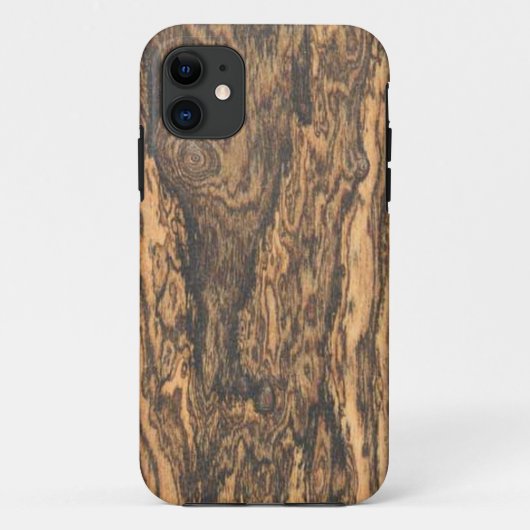 Bocote (hout) Finish iPhone 5 hoesje (Achterkant)