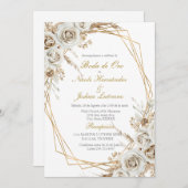 Boda de oro wedding invitation kaart (Voorkant / Achterkant)
