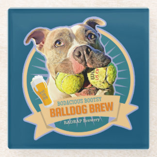 Bodacious Ball dog Beer Label Onderzetter Glazen Onderzetter