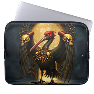 Bode van de Gouden Poort De Nachtelijke Pelikaan Laptop Sleeve