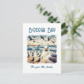 Bodega Bay California Souvenir Gift Briefkaart (Staand voorkant)