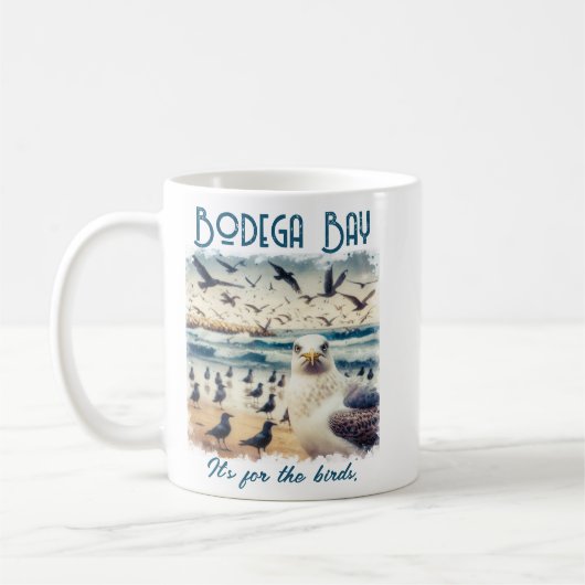 Bodega Bay California Souvenir Gift Koffiemok (Links)