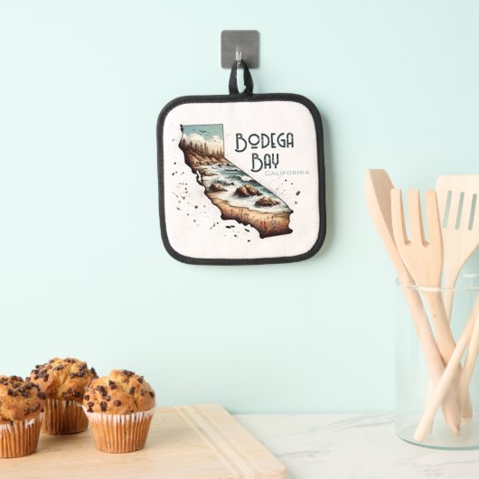 Bodega Bay California Souvenir Gift Pannenlap (Insitu(Ophanging))