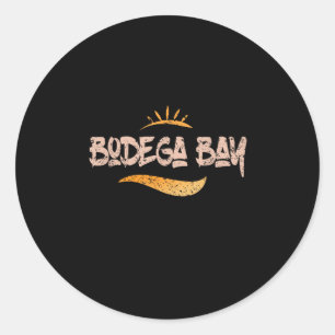 Bodega Bay Californië Streetwear Ronde Sticker
