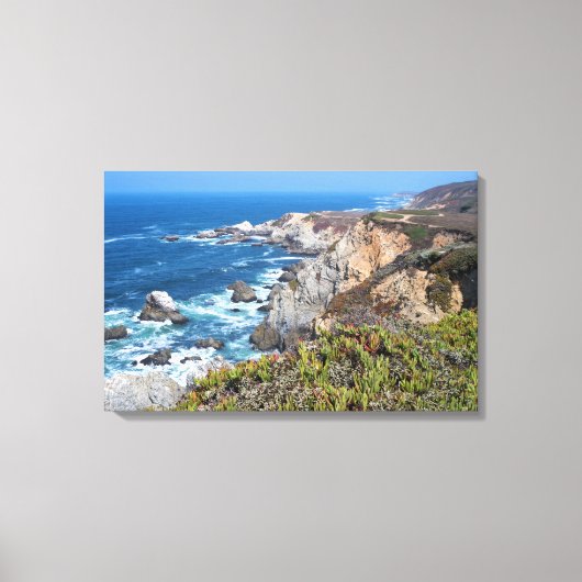 Bodega Head Rugged Coast and Trail Canvas Afdruk (Voorkant)