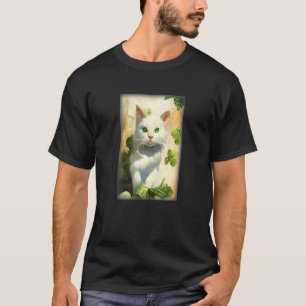 Bodega Kat Milieu Witte En Groene Exemplaren T-shirt