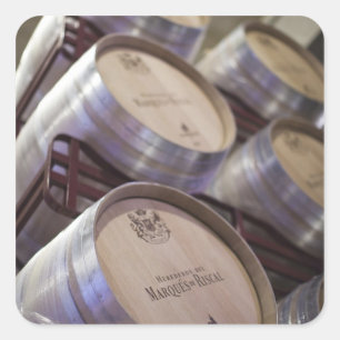 Bodega Marques de Riscal wijnmakerij, wijnkelder Vierkante Sticker