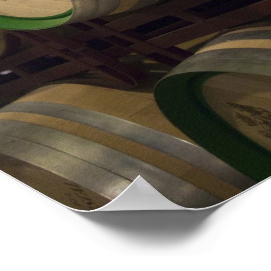 Bodega Marques de Riscal winery, wijnkelder Poster (Hoek)