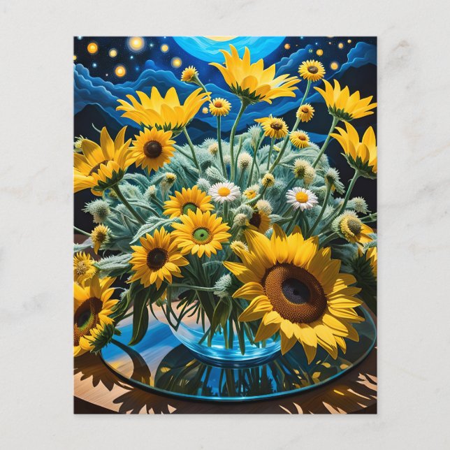 Bodegón Flores y Noche 1 - 001 (Voorkant)