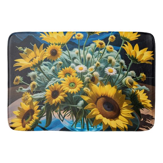 Bodegón Flores y Noche 1 - 001 Badmat (Voorkant)