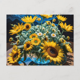 Bodegón Flores y Noche 1 - 001 Feestdagenkaart