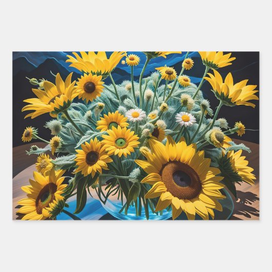 Bodegón Flores y Noche 1 - 001 Inpakpapier Vel (Voorkant)