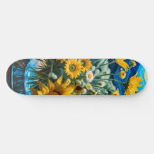 Bodegón Flores y Noche 1 - 001 Skateboard (Horizontaal)