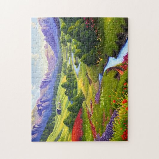 Bodembergen en meer legpuzzel (Verticaal)