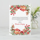 Bodembloemen Bodembeugel Bedankkaart (Staand voorkant)