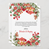 Bodembloemen Bodembeugel Bedankkaart (Voorkant / Achterkant)