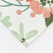 Bodembloemen Fleece Deken (Hoek)