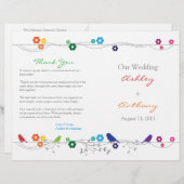 Bodembloemen regenboogprogramma (Voorkant / Achterkant)