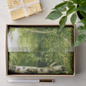 Bodemboomgaarden Blauwe bloemen ontkoppeld Tissuepapier (Geschenk)