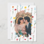 Bodemflesbloem - foto van Moderne Floral Kaart (Achterkant)