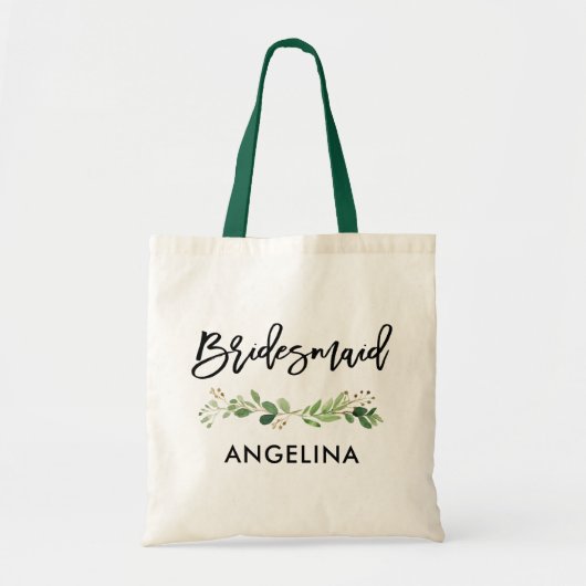 Bodemgriffier voor borstelscript tote bag (Voorkant)