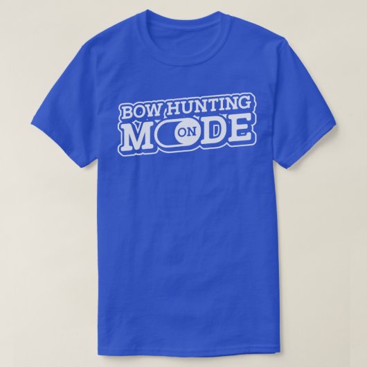 Bodemjachtmodus op hert boogboogboogboogboeg t-shirt (Design voorkant)