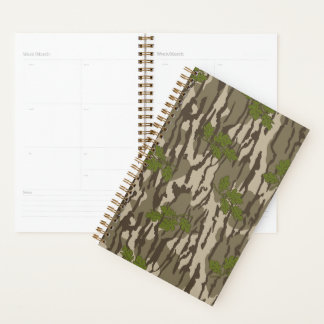 Bodemlanden camouflage eikenboom bladpatroon planner