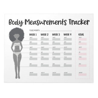 Bodemmetingentracker voor zwarte vrouwen notitieblok