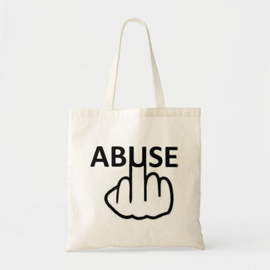 Bodemmisbruik is nuttig tote bag (Voorkant)