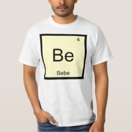 Bodemnaamchemie Element Periodieke Tabel T-shirt