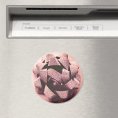 Bodemroos gouden cadeau magneet (Insitu (Vaatwasser))