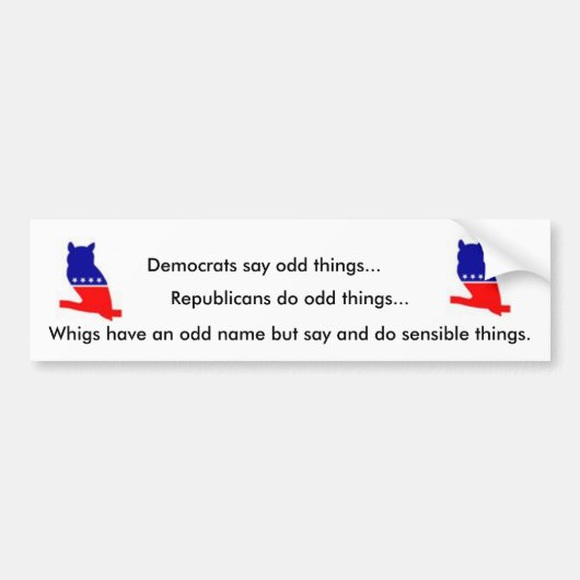Bodemsticker Bumpersticker (Voorkant)