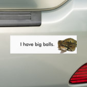 Bodemsticker Bumpersticker (Op auto)