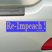Bodemsticker opnieuw impederen bumpersticker (Op auto)