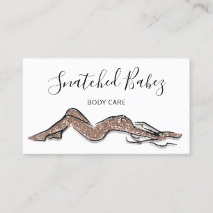 Bodemverzorging QRCODE Roos Glitter SPA Visitekaartje