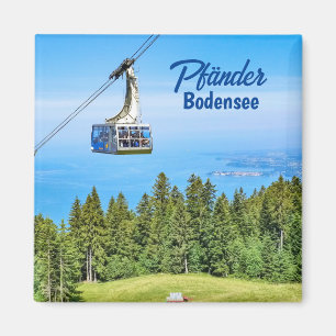 Bodenmeer vanaf de Pfänder in Oostenrijk Magneet