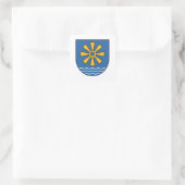 Bodenseekreis Wappen Vierkante Sticker (Tas)