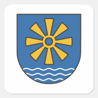 Bodenseekreis Wappen Vierkante Sticker